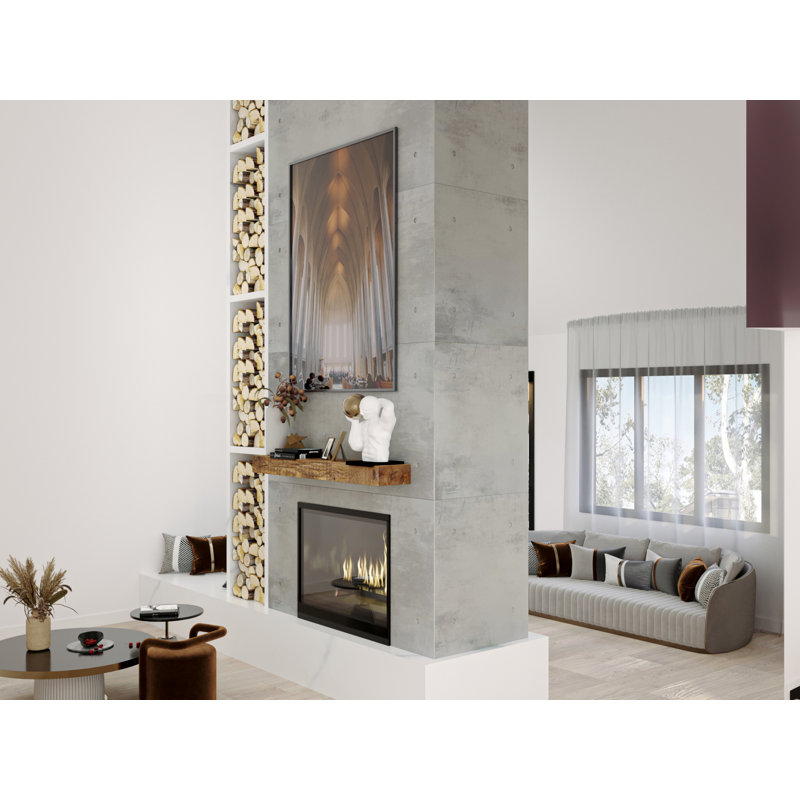 Dogberry Collections Solid Beam Fireplace Mantel Shelf & Reviews Wayfair